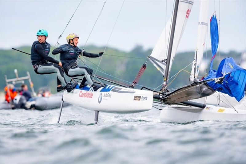 Thomas Zajac and Barbara Matz sailed to the win in the Nacra 17 - Kiel Week 2019 - photo © Sascha Klahn