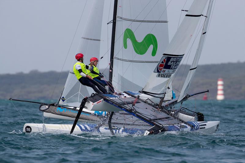 John Gimson and Anna Burnet - 2019 Hyundai 49er, 49erFX and Nacra 17 World Championships - photo © Matias Capizzano