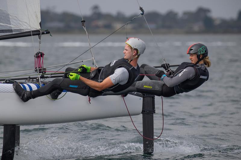 Peter Burling and Blair Tuke - 49er - Day 3 - 2020 World Championships - Royal Geelong Yacht Club - February 2020 - photo © Bill Phillips