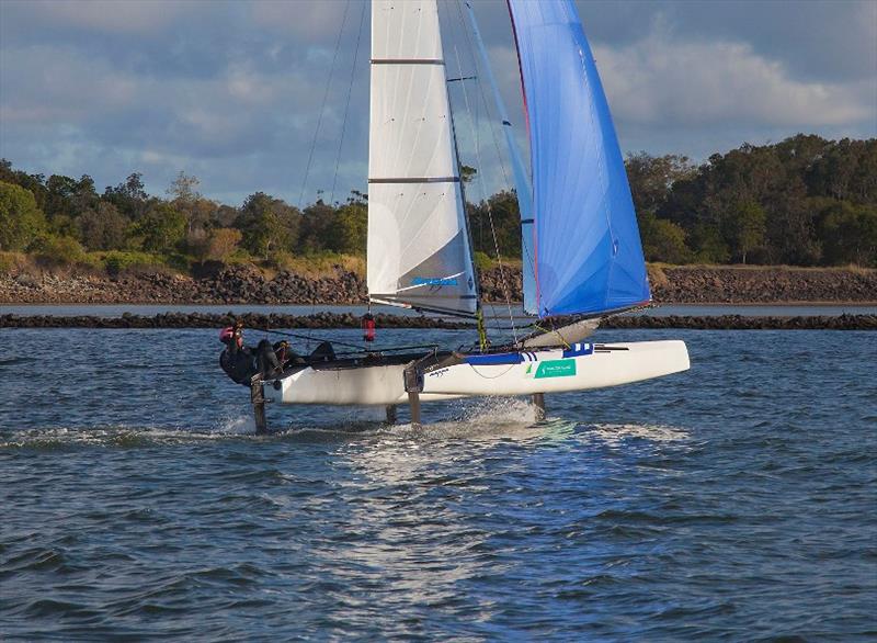 Jake Liddell and Lucy Copeland photo copyright John Curnow taken at  and featuring the Nacra 17 class
