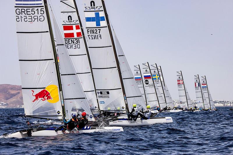 2021 Lanzarote International Regatta - Day 5 photo copyright Sailing Energy taken at  and featuring the Nacra 17 class