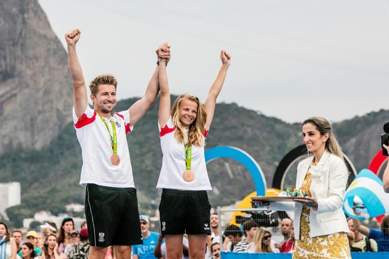 Austria's Thomas Zajac and Tanja Frank - photo © World Sailing