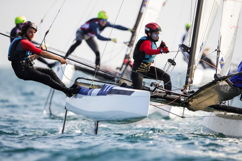 2021 Nacra 17, 49erFX and 49er World Championships in Mussanah - Day 2 - photo © Sailing Energy / Oman Sail