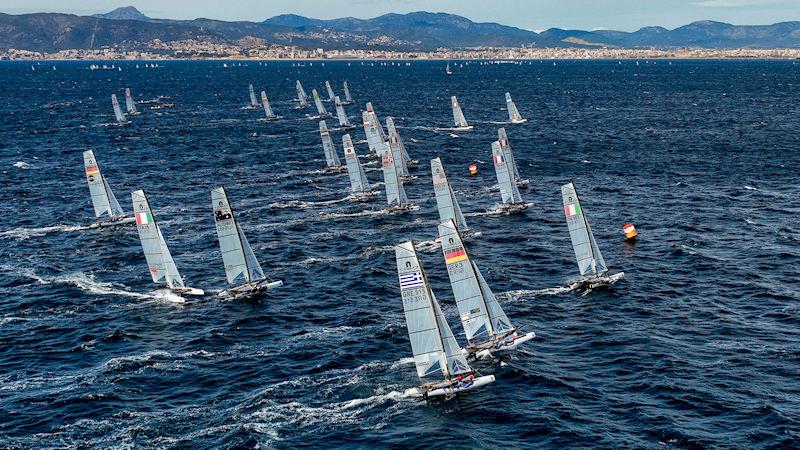 Nacra 17 fleet - 51 Trofeo Princesa Sofía Mallorca - photo © Sailing Energy / Trofeo Princesa Sofía Mallorca