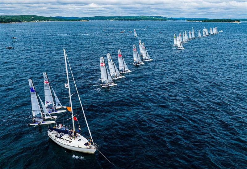 49er, 49erFX and Nacra 17 World Championships in Nova Scotia photo copyright Sailing Energy taken at Northern Yacht Club, Nova Scotia, Canada and featuring the Nacra 17 class