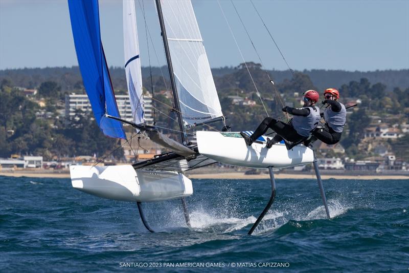 2023 Pan American Games photo copyright US Sailing Team taken at  and featuring the Nacra 17 class