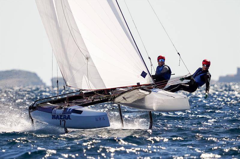 Last Chance Regatta at Hyères Day 1 photo copyright Sailing Energy / World Sailing taken at COYCH Hyeres and featuring the Nacra 17 class