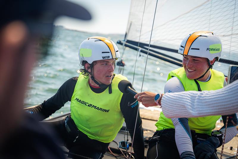 2024 49er, FX & Nacra 17 Junior World Championships  photo copyright The international 49er class taken at  and featuring the Nacra 17 class