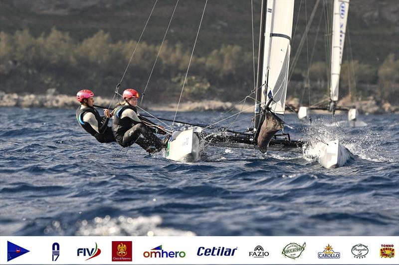 Brin Liddell and Rhianna Brown - Nacra 17 European Championships photo copyright Salvatore Lopez taken at Australian Sailing and featuring the Nacra 17 class