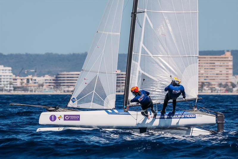 John Gimson and Anna Burnet in the Nacra 17 class - 54th Trofeo Princesa Sofia Mallorca by FERGUS day 1 - photo © Sailing Energy / Trofeo Princesa Sofía Mallorca