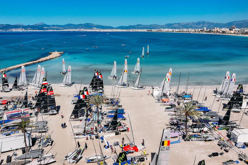 Trofeo Princesa Sofía Mallorca by FERGUS Hotels is outstanding as an example of sustainable tourism photo copyright Sailing Energy / Trofeo Princesa Sofía Mallorca taken at Real Club Náutico de Palma and featuring the Nacra 17 class