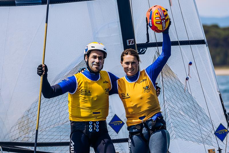 John Gimson and Anna Burnet (GBR) - 56th Semaine Olympique Française de Hyères - photo © Sailing Energy / FFVOILE / SOF