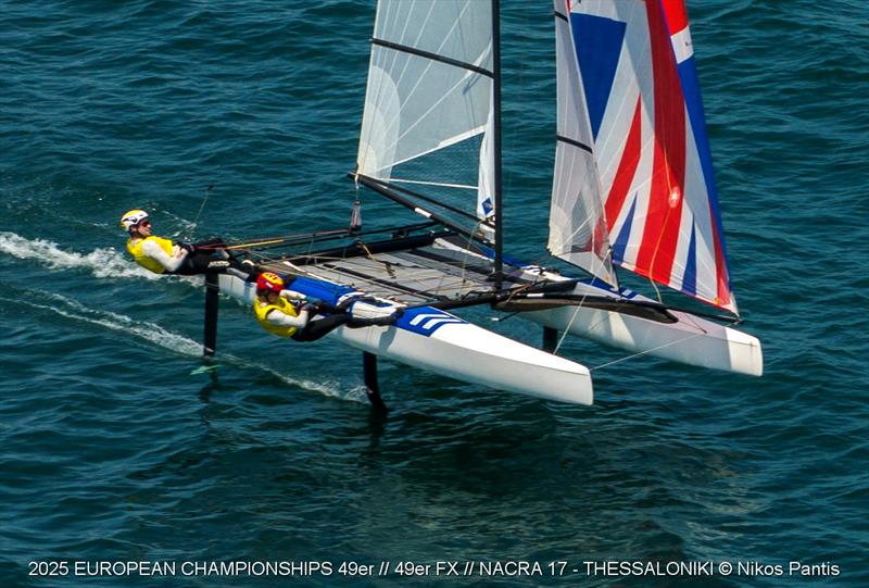 John Gimson and Anna Burnet win the Nacra 17 European Championships with a day to spare - photo © Nikos Pantis