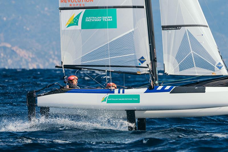 Liddell & Brown - 49er, 49erFX and Nacra 17 World Championships photo copyright Sailing Energy taken at  and featuring the Nacra 17 class