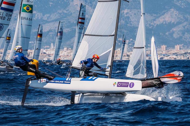 John Gimson & Anna Burnet (GBR), Nacra 17 - photo © Sailing Energy / Trofeo Princesa Sofía Mallorca