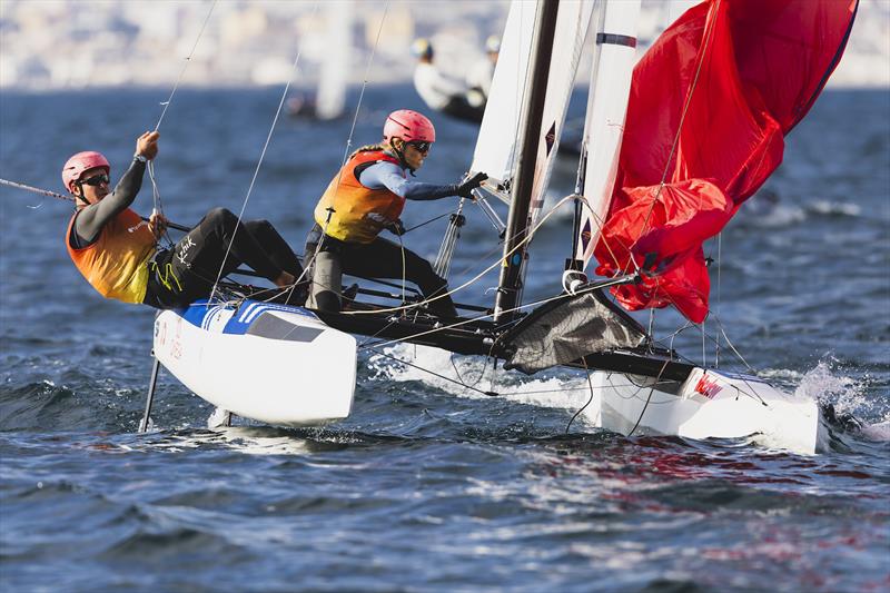 Joan Cardona & Nicole Van der Velden (ESP), Nacra 17 - Mallorca Sailing Centre Regatta 2026 day 1 - photo © Bernardí Bibiloni