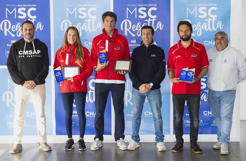 Joan Cardona & Nicole Van der Velden, winners of the Copa de España in Nacra 17 - Mallorca Sailing Center Regatta - photo © Bernardí Bibiloni