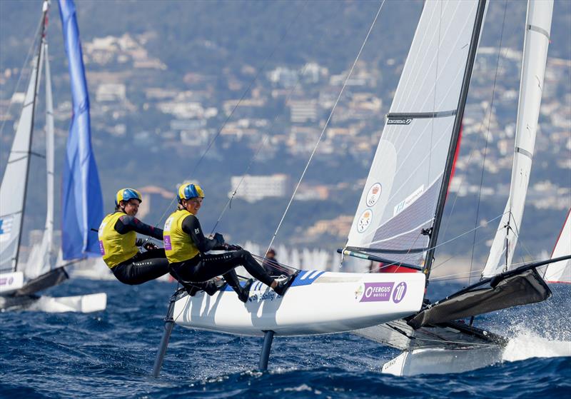 Emil Järudd and Hanna Jonsson (SWE 14), Nacra 17 - 55th Trofeo Princesa Sofia Mallorca by FERGUS Hotels - Day 5 photo copyright Sailing Energy / Princesa Sofía Mallorca taken at Real Club Náutico de Palma and featuring the Nacra 17 class