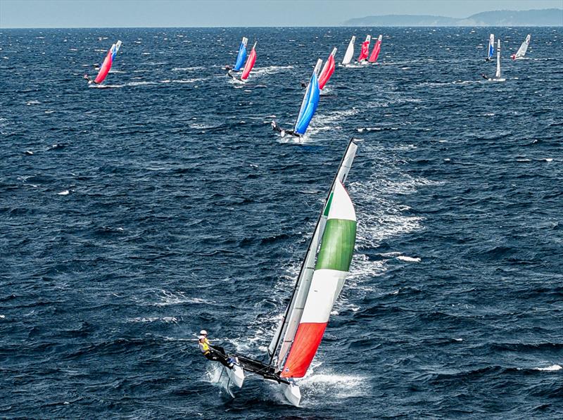 57th French Olympic Week in Hyères - Day 3 photo copyright Sailing Energy / French Olympic Week Hyères - TPM taken at COYCH Hyeres and featuring the Nacra 17 class