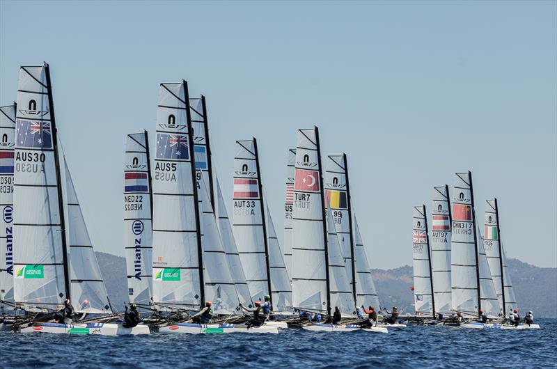 57th French Olympic Week in Hyères - Day 5 photo copyright Sailing Energy / French Olympic Week Hyères - TPM taken at COYCH Hyeres and featuring the Nacra 17 class