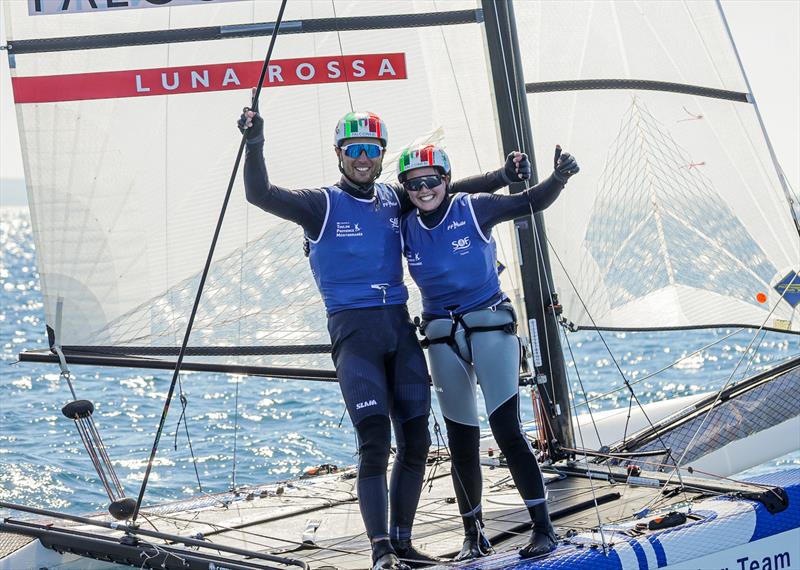 Gianluigi Ugolini & Maria Guibilei (ITA) - 57th French Olympic Week in Hyères - day 6 - photo © Sailing Energy / French Olympic Week Hyères - TPM