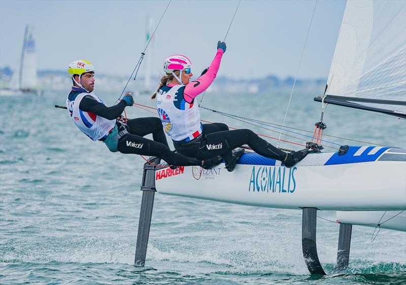 2026 49er, 49erFX & Nacra 17 Worlds at Quiberon Day 4 - photo © Sailing Energy