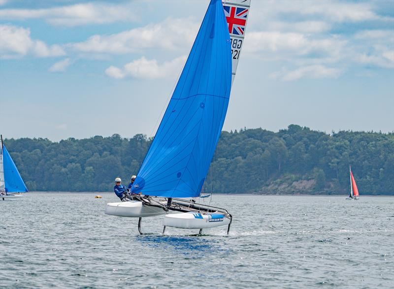 49er, 49er Fx and Nacra 17 World Championships day 4 - photo © NIMANET - Niklas Mattes