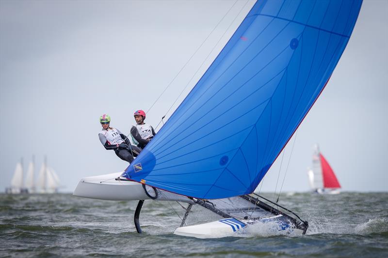 49er, 49er Fx and Nacra 17 Junior World Championships Day 2 - photo © Klaas Wiersma