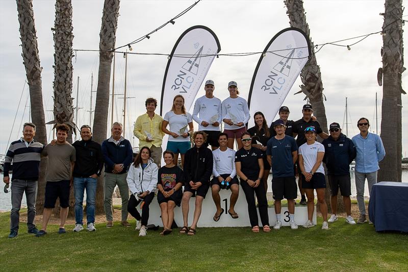 Nacra Cup València 2026 podium - photo © Pep Portas / RCNV