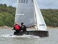 Overall winners Tim and Chris Hampshire going like the clappers during the Scottish National 12 Championship at Solway Yacht Club &copy; John Sproat