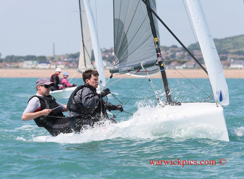 National 12s at Shoreham photo copyright Warwick Baker / www.warwickpics.com taken at Shoreham Sailing Club and featuring the National 12 class