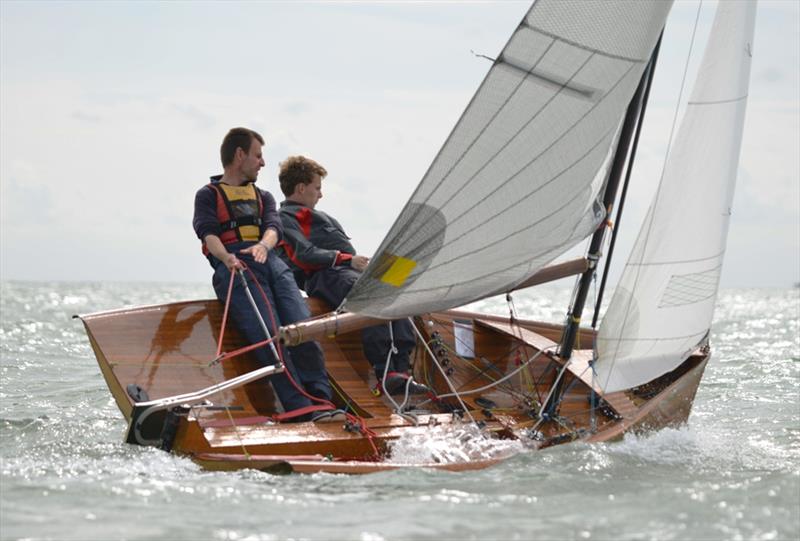 National 12 Burton Week day 2 photo copyright Richard Janulewicz / www.fotoboat.com taken at Pevensey Bay Sailing Club and featuring the National 12 class