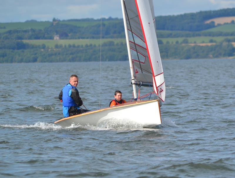 Ed Willett & Alex Campbell win the Cramond Boat Club National 12 Open photo copyright Alvin Barber taken at Cramond Boat Club and featuring the National 12 class