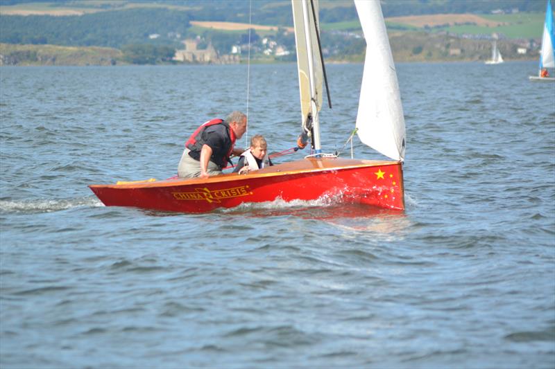 Alex Tulloch & Matthew Struthers finish 2nd in the Cramond Boat Club National 12 Open photo copyright Alvin Barber taken at Cramond Boat Club and featuring the National 12 class