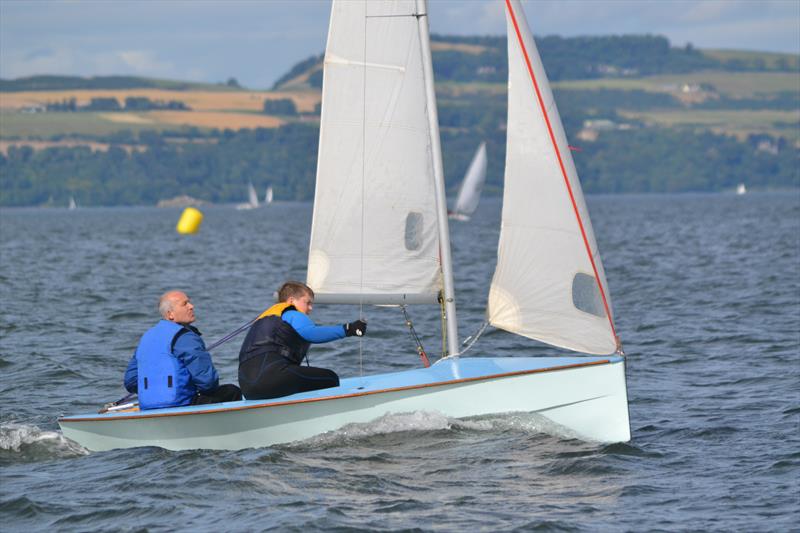 Andrew Harris & Andrew Finn finish 3rd in the Cramond Boat Club National 12 Open photo copyright Alvin Barber taken at Cramond Boat Club and featuring the National 12 class