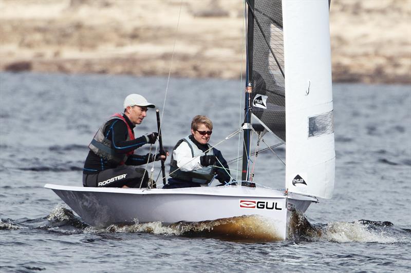 Ed & Sarah Storey during the National 12 Open at Yorkshire Dales photo copyright Paul Hargreaves Photography taken at Yorkshire Dales Sailing Club and featuring the National 12 class