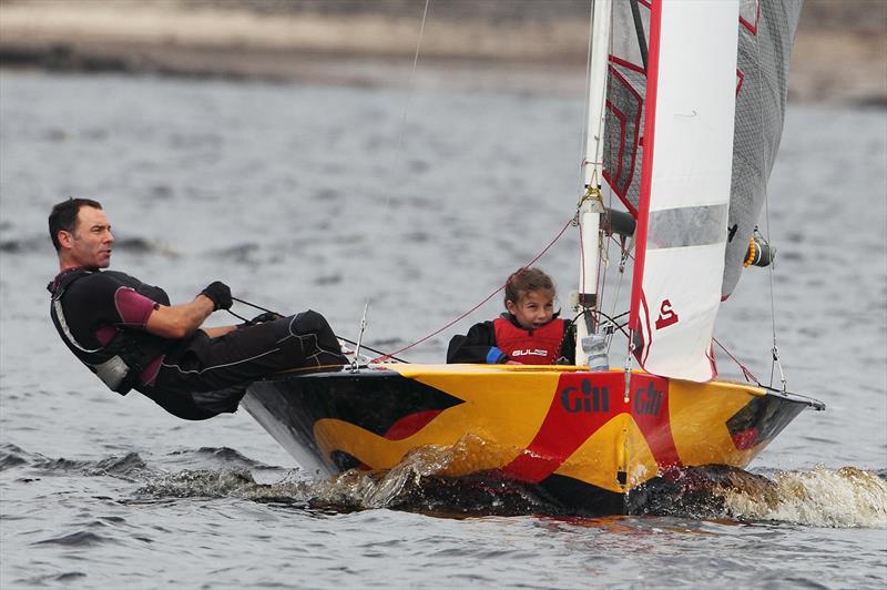 Mark & Anna Simpson during the National 12 Open at Yorkshire Dales photo copyright Paul Hargreaves Photography taken at Yorkshire Dales Sailing Club and featuring the National 12 class