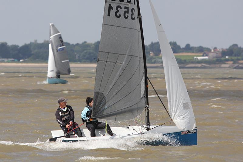 Gul National 12 Burton Week at Brightlingsea photo copyright Fiona Brown taken at Brightlingsea Sailing Club and featuring the National 12 class