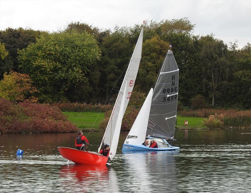 Very light winds for the Yeadon National 12 Open photo copyright Rachel McInnes taken at Yeadon Sailing Club and featuring the National 12 class