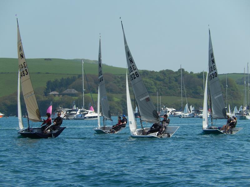 National 12 Open during the May Bank Holiday Sun Fest photo copyright Malcolm Mackley taken at Salcombe Yacht Club and featuring the National 12 class