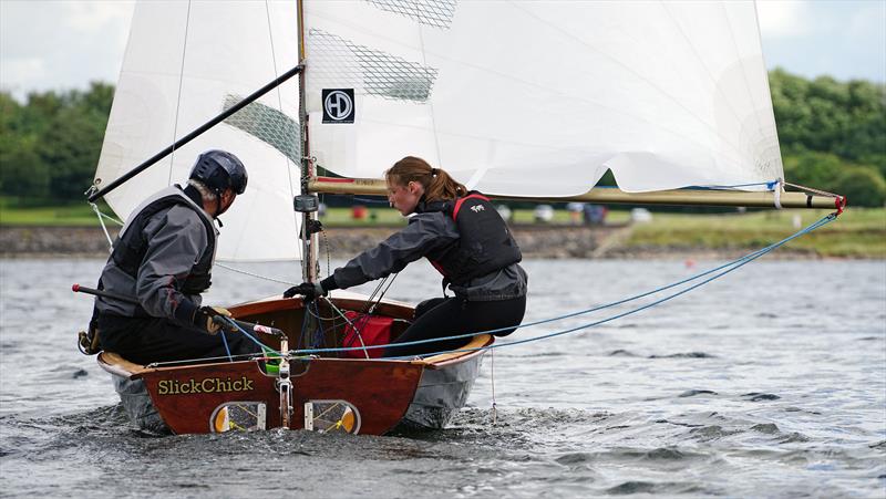 John & Catherine Sears during the Vintage National 12 Championship at Burton photo copyright Kevan Bloor taken at Burton Sailing Club and featuring the National 12 class