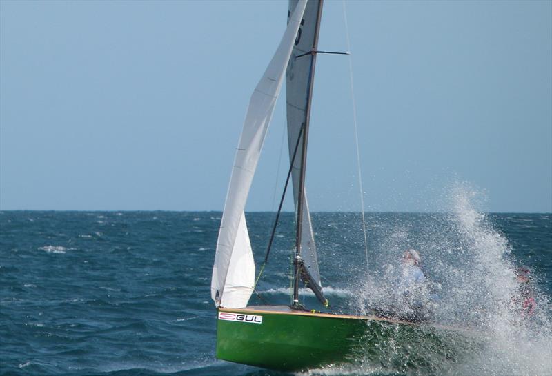 Tom Lee and Jenefer Bugge photo copyright Frances Copsey taken at Weymouth Sailing Club and featuring the National 12 class