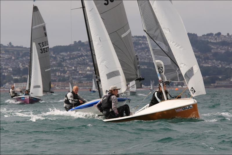 National 12 Burton Week 2018 at Brixham day 1 photo copyright Gareth Fudge / www.boatographic.co.uk taken at Brixham Yacht Club and featuring the National 12 class