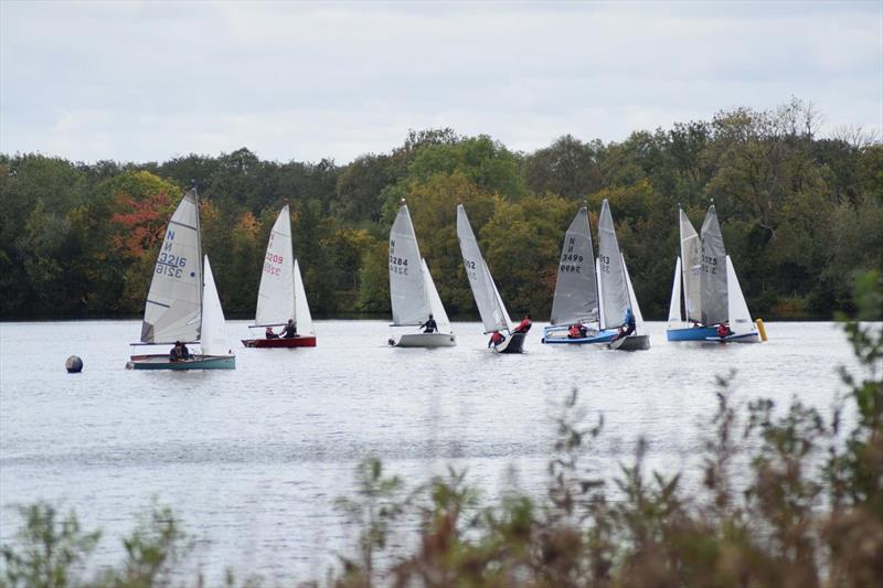 Close racing at the windward mark during the Ripon National 12 Open - photo © Gail Jackson