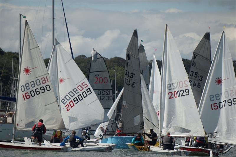 National 12s during the Royal Harwich Yacht Club Regatta photo copyright Carly Jones taken at Royal Harwich Yacht Club and featuring the National 12 class