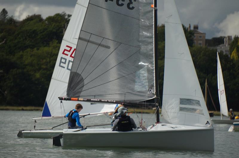 National 12s during the Royal Harwich Yacht Club Regatta photo copyright Carly Jones taken at Royal Harwich Yacht Club and featuring the National 12 class