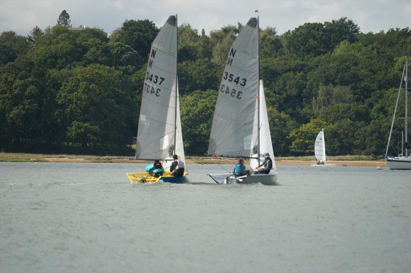 National 12s during the Royal Harwich Yacht Club Regatta photo copyright Carly Jones taken at Royal Harwich Yacht Club and featuring the National 12 class