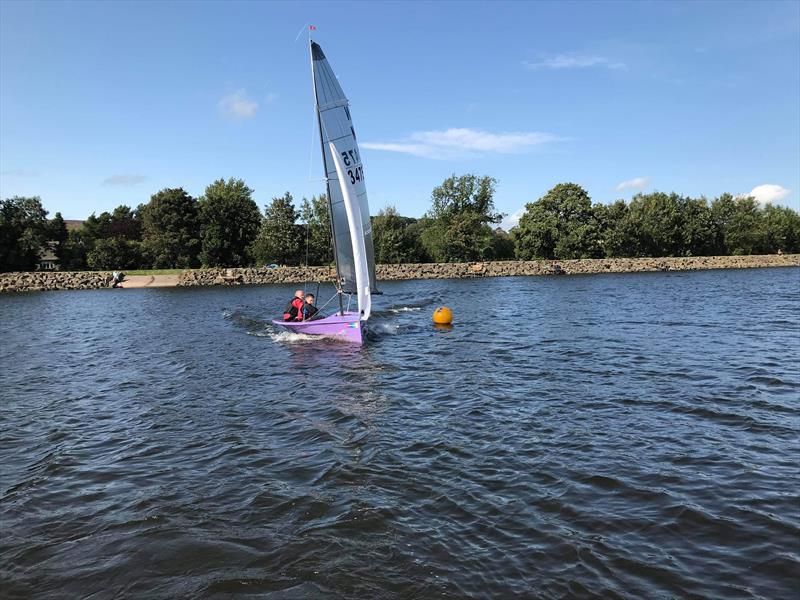 Dinghy Shack Series National 12 open at Burwain photo copyright Innes Armstrong taken at Burwain Sailing Club and featuring the National 12 class