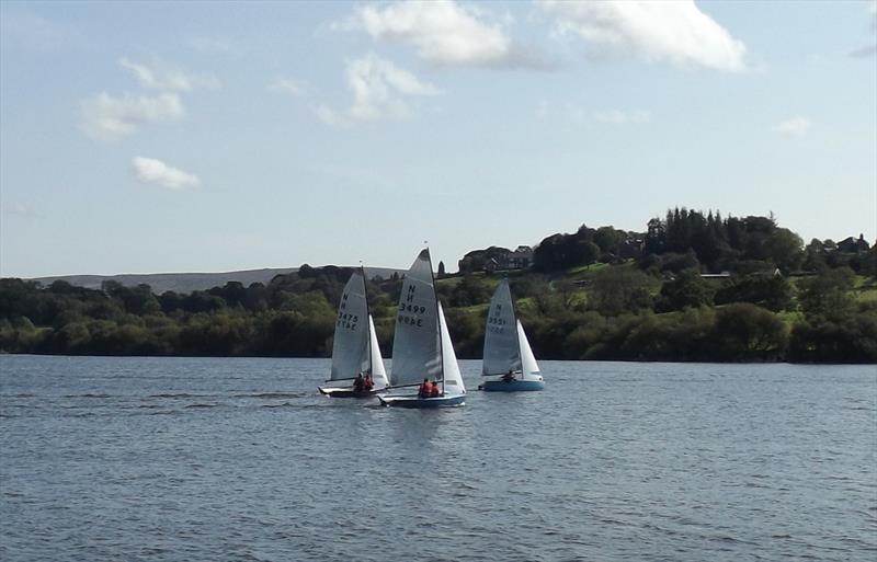 Dinghy Shack Series National 12 open at Burwain photo copyright Innes Armstrong taken at Burwain Sailing Club and featuring the National 12 class