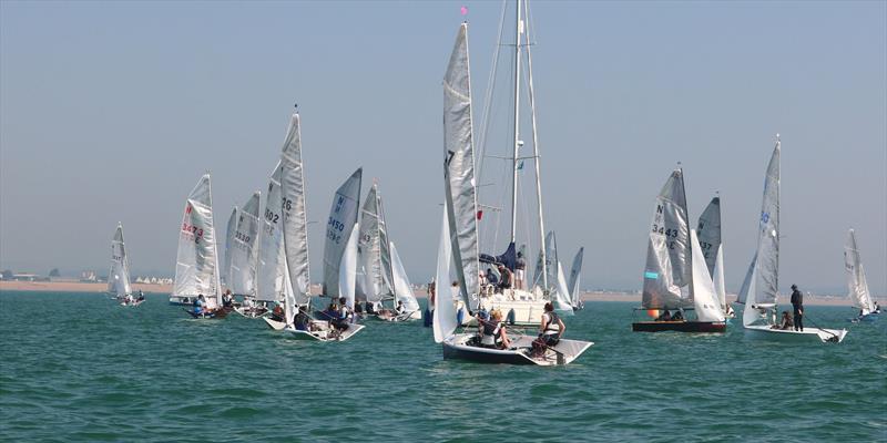 Waiting for the start at Pevensey Bay in 2019 - photo © Angus Beyts